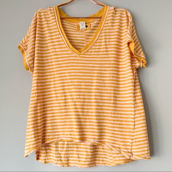 Free People Striped Take Me Tee XS - Picture 3 of 7